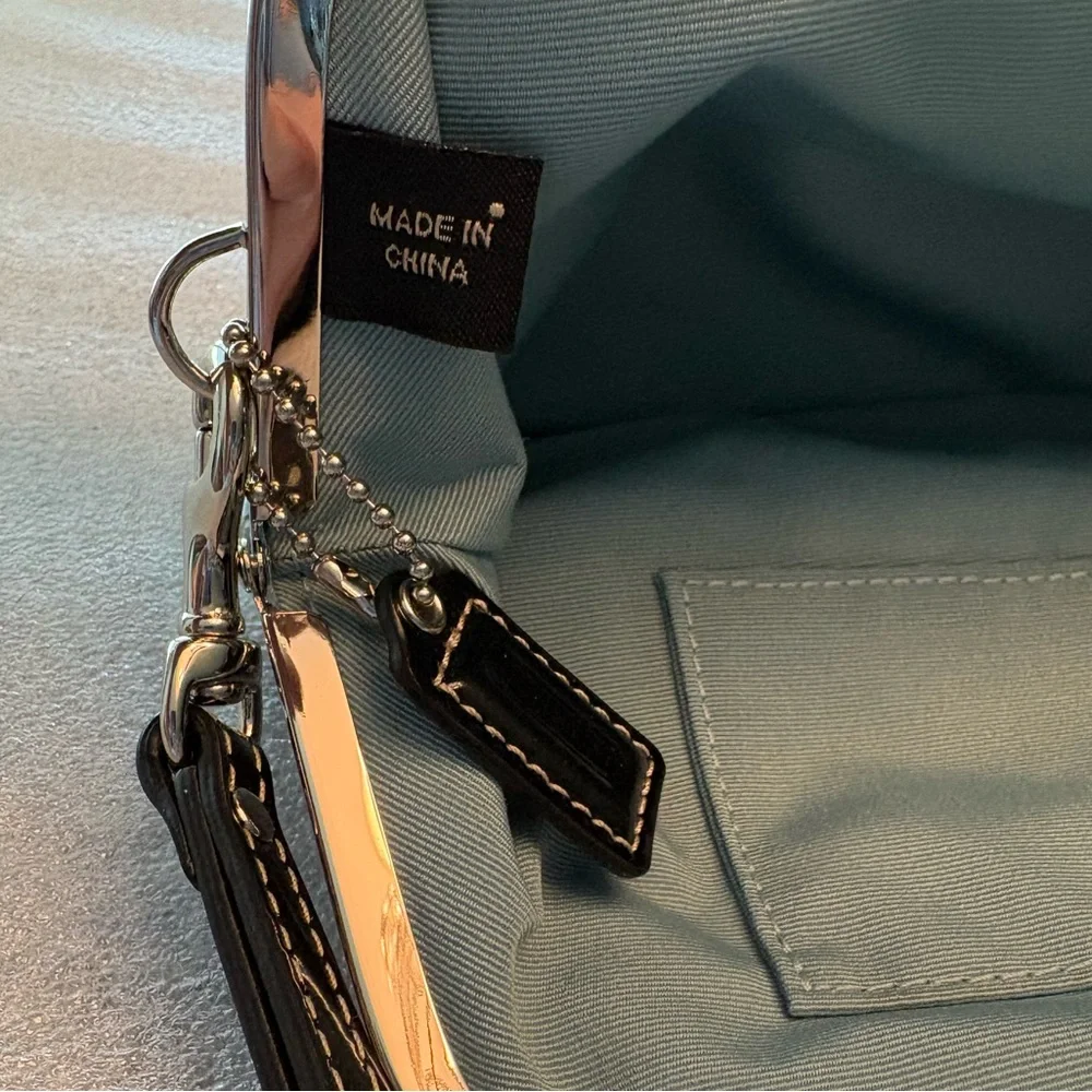 COACH Snakeskin Clutch with Wristlet - Picture 8 of 10